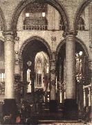 WITTE, Emanuel de Interior of a Church oil painting reproduction